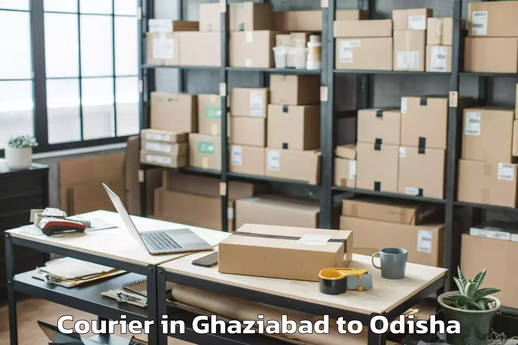 Book Ghaziabad to Khandapada Courier Online